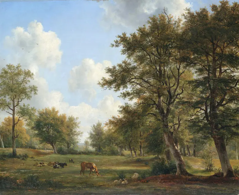 Landschaft bei Hilversum von Georgius Jacobus Johannes van Os