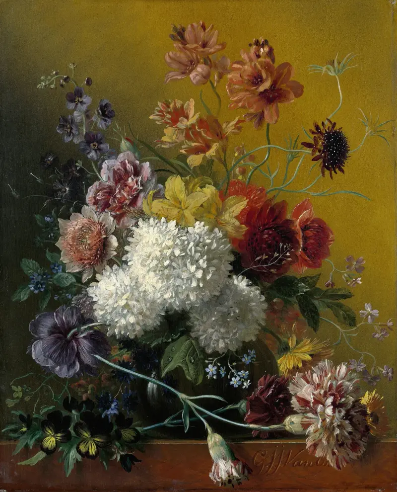 Stillleben mit Blumen von Georgius Jacobus Johannes van Os
