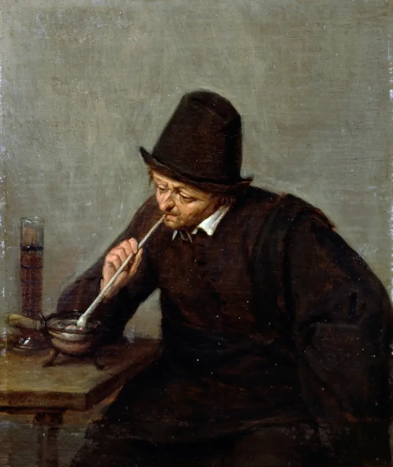 Ein rauchender Mann von Adriaen van Ostade