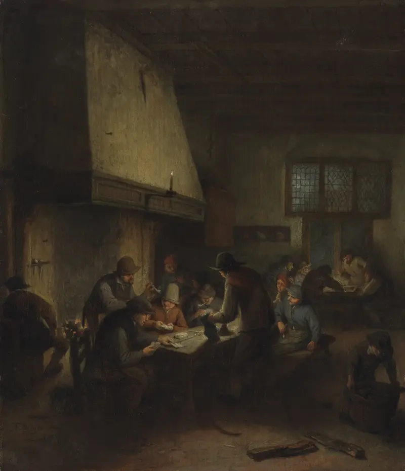 Tavern Scene av Adriaen van Ostade