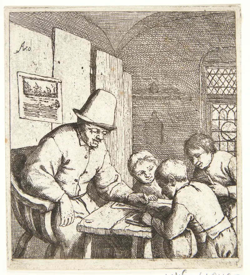 Skolmästaren av Adriaen van Ostade