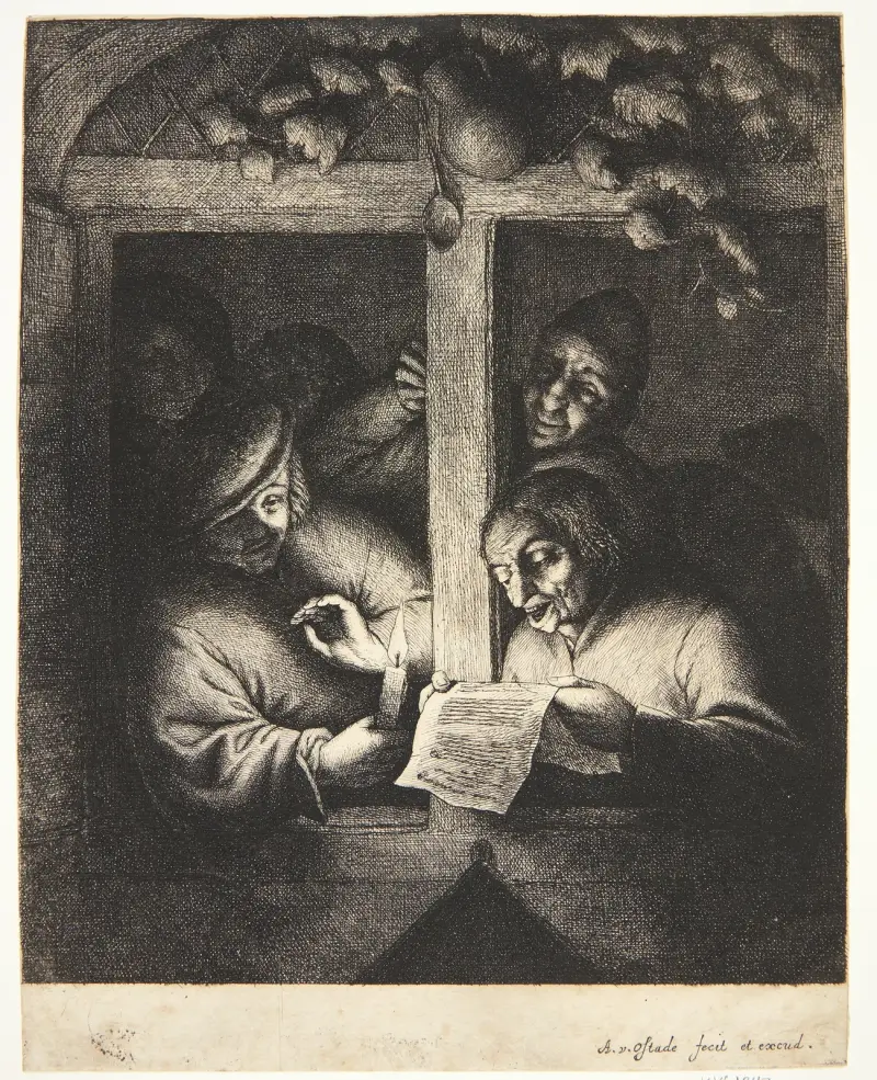 The singers av Adriaen van Ostade