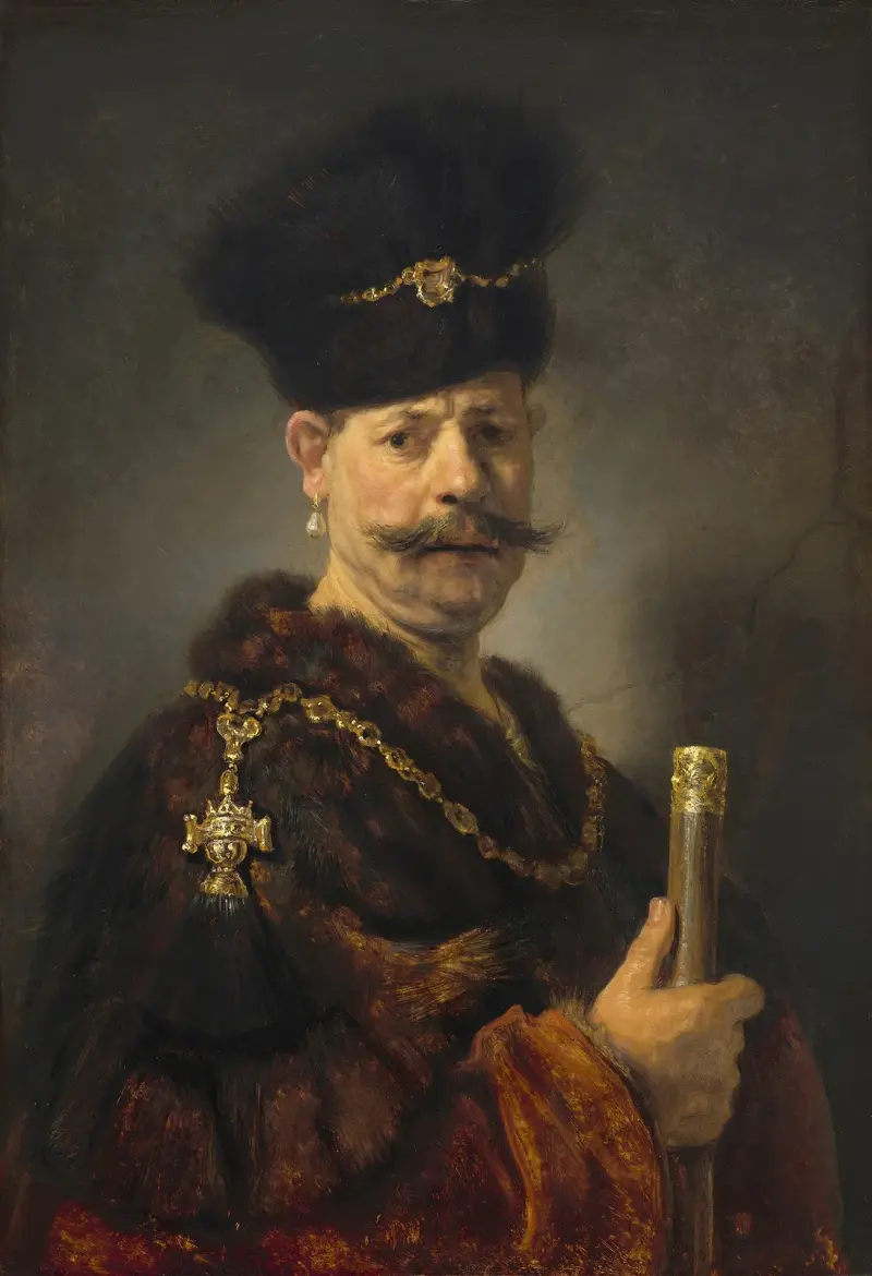 Ein polnischer Edelmann von Rembrandt van Rijn