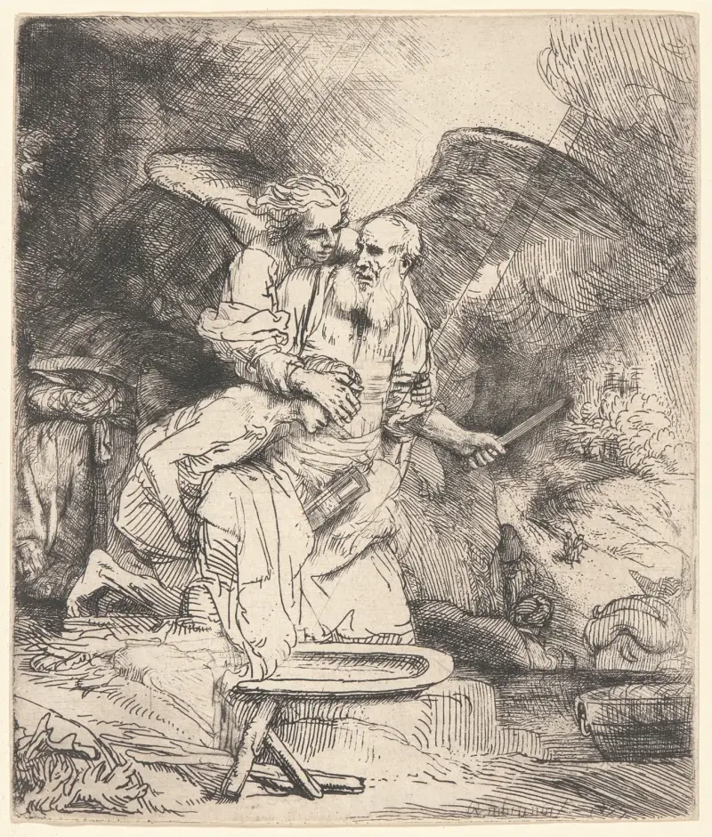 Abrahams Opfer, 1655 – Nr. 1 von Rembrandt van Rijn