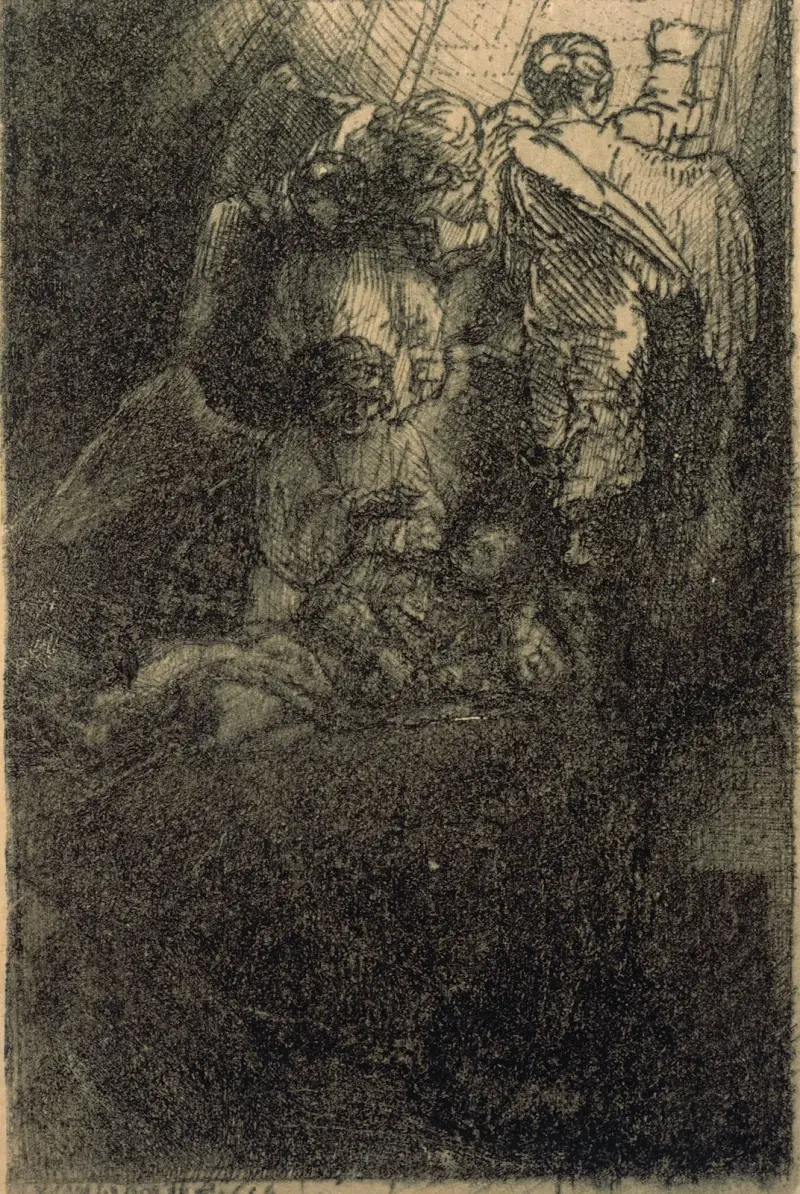 Jacob’s Ladder, illustration for ‘La Piedra Gloriosa’ av Rembrandt van Rijn