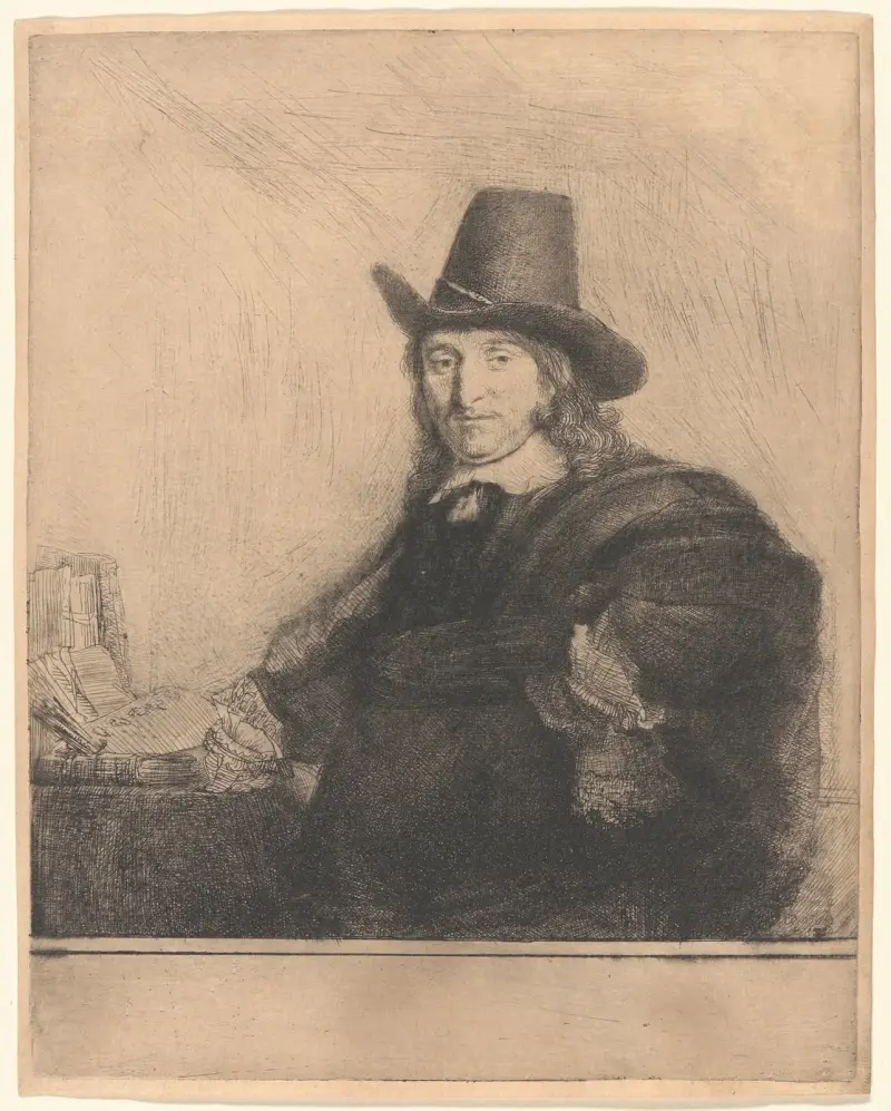 Jan Asselijn, malíř (Krabbetje), Rembrandt van Rijn