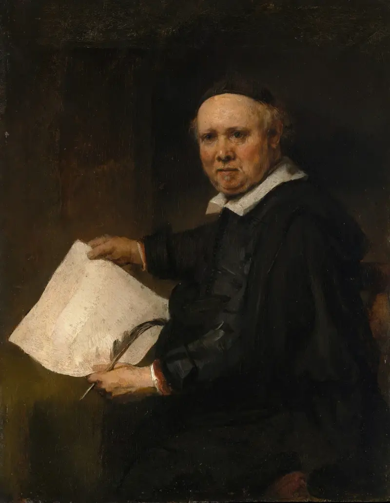 Lieven Willemsz van Coppenol av Rembrandt van Rijn