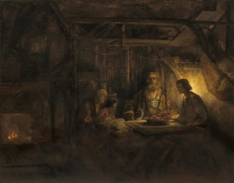 Filemon a Baukis, Rembrandt van Rijn