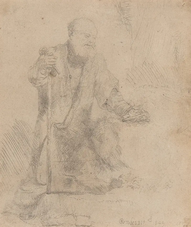 Der heilige Petrus in Reue von Rembrandt van Rijn