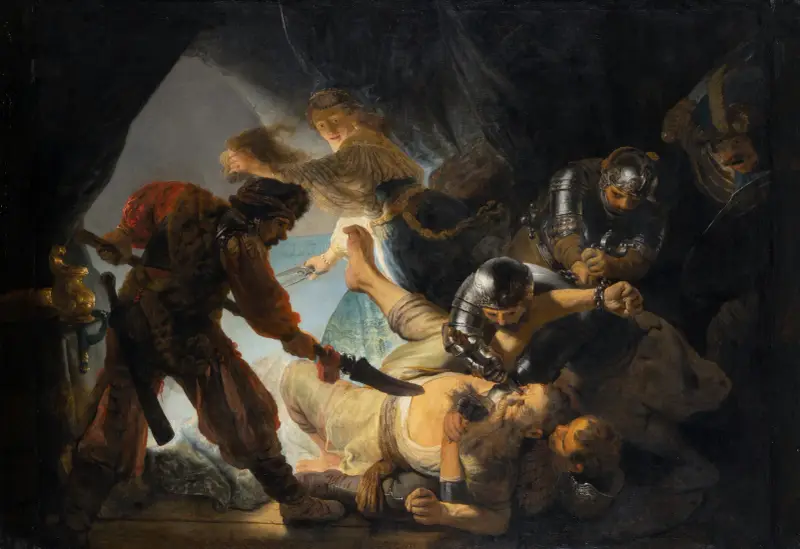 The Blinding of Samson av Rembrandt van Rijn