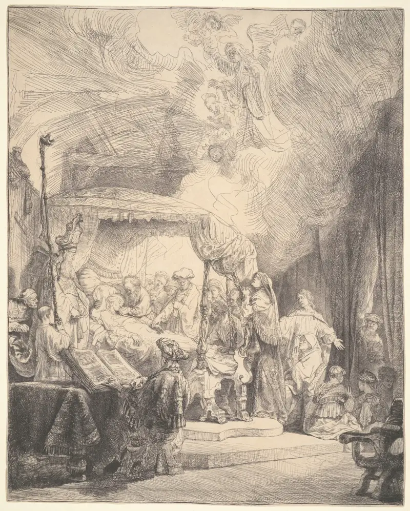 The Death of the Virgin, 1639 – nr 1 av Rembrandt van Rijn