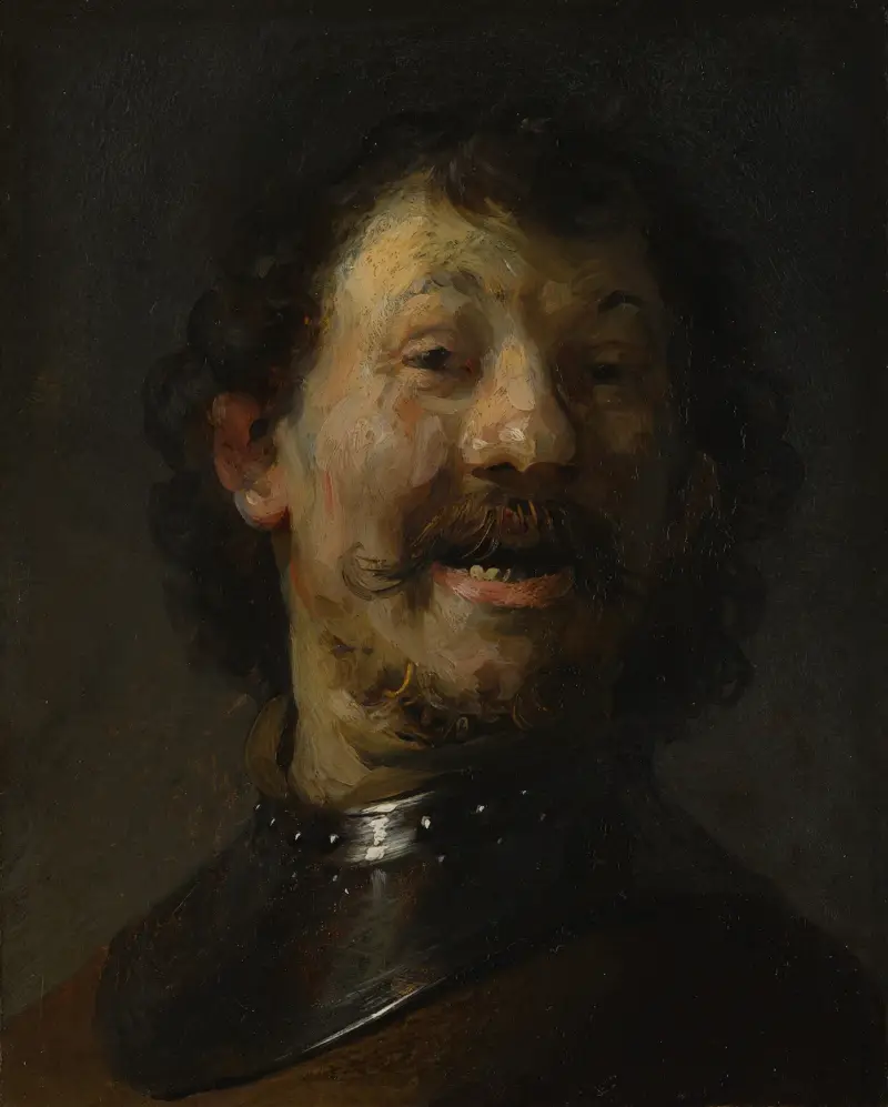Smějící se muž, Rembrandt van Rijn