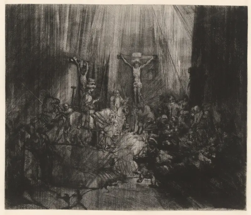 Tři kříže, 1653 – Nr. 1, Rembrandt van Rijn