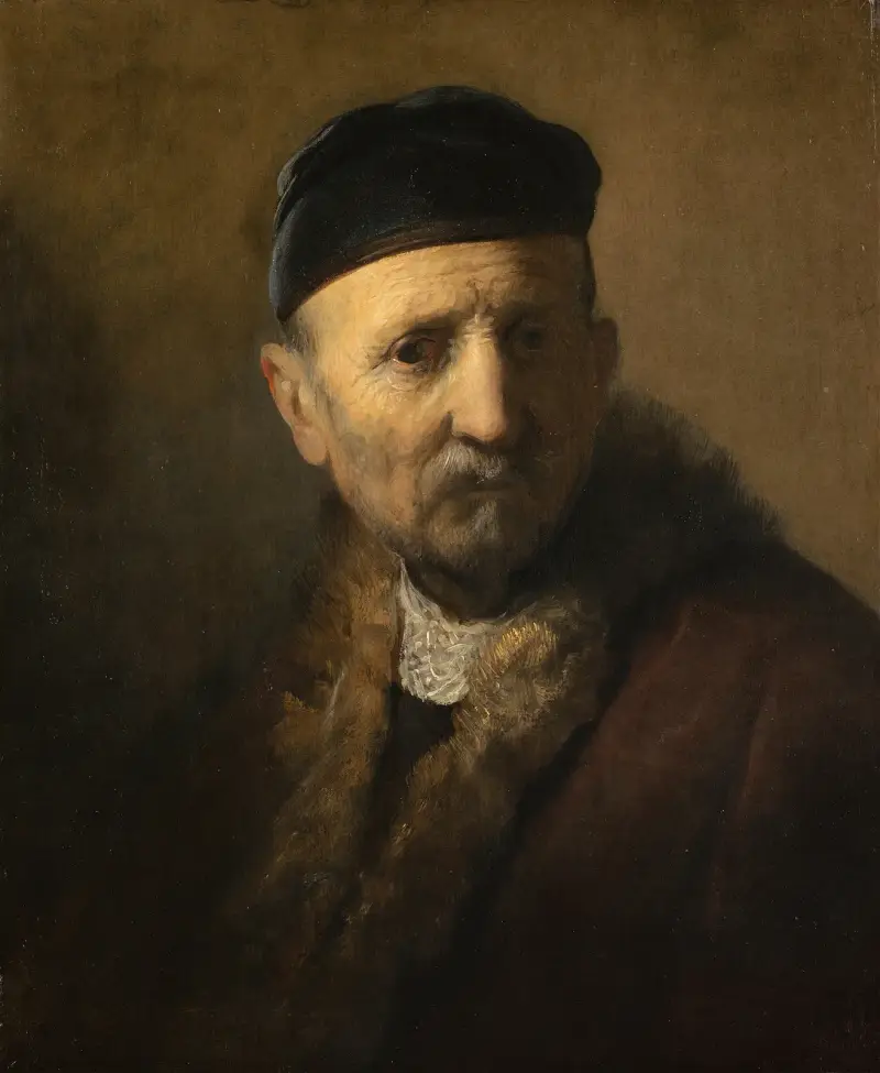 Tronie of an Old Man av Rembrandt van Rijn