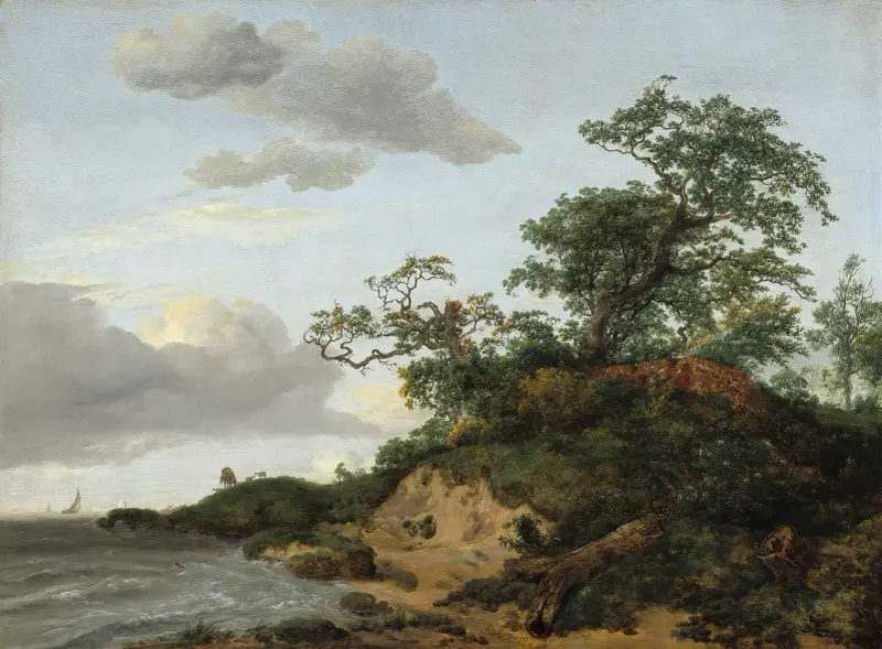 Dyner vid havet av Jacob van Ruisdael