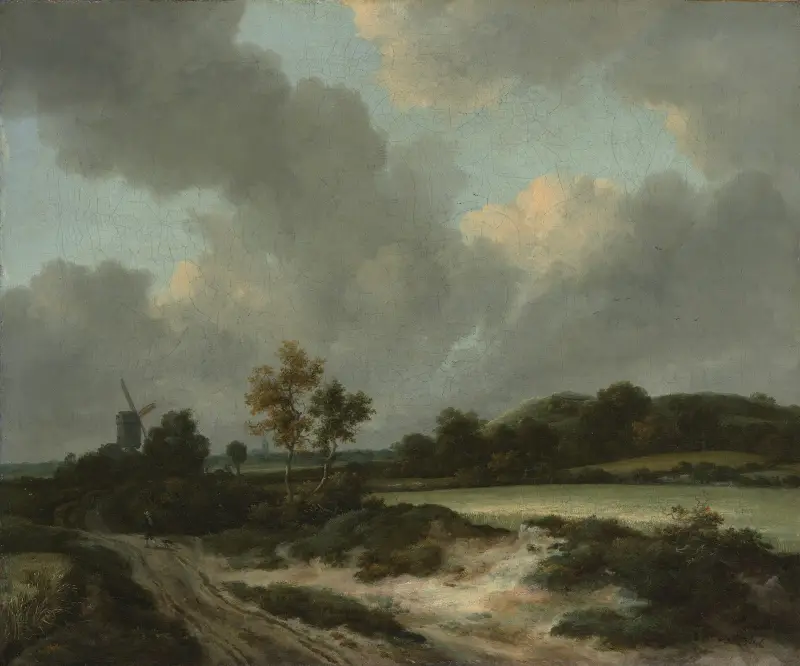 Sädesfält av Jacob van Ruisdael