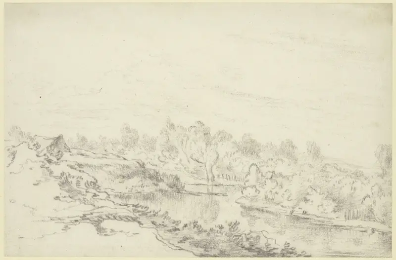 Říční krajina, Jacob van Ruisdael