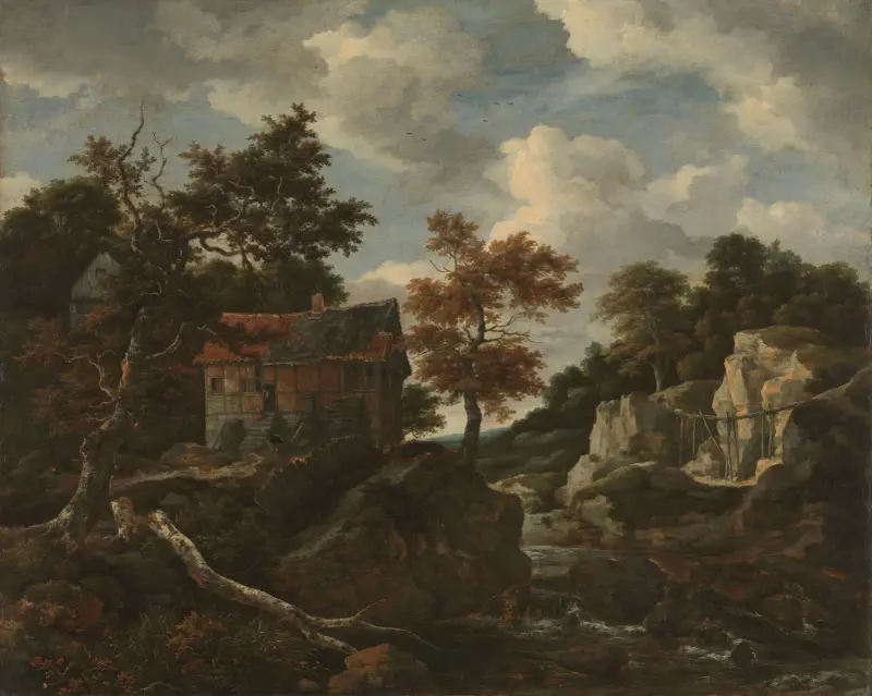 Skalnatá krajina, Jacob van Ruisdael
