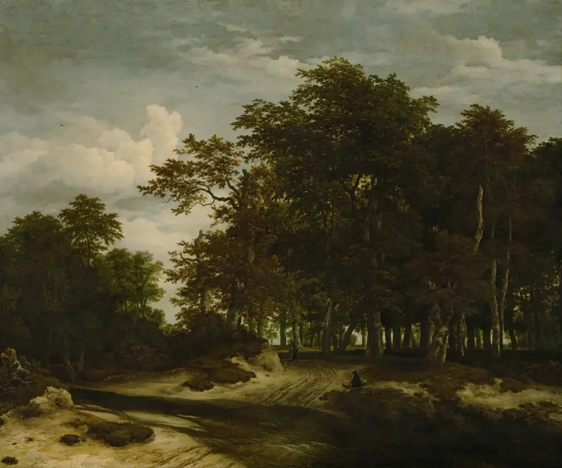 Velký les, Jacob van Ruisdael