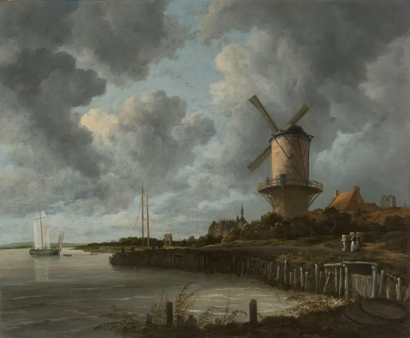 Wiatrak pod Wijk bij Duurstede, Jacob van Ruisdael