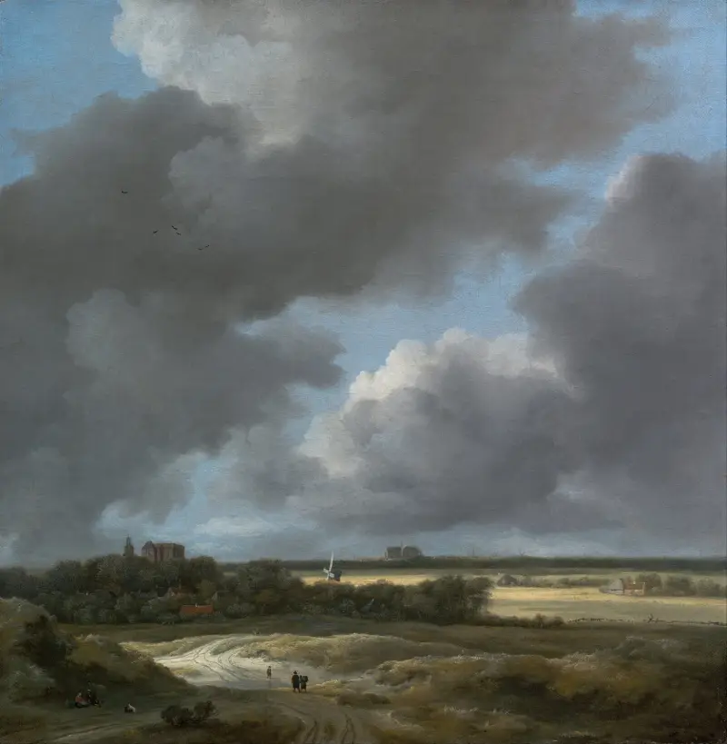 Vy över Alkmaar av Jacob van Ruisdael