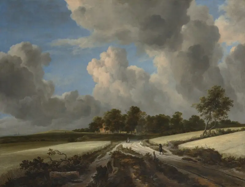 Vetefält av Jacob van Ruisdael