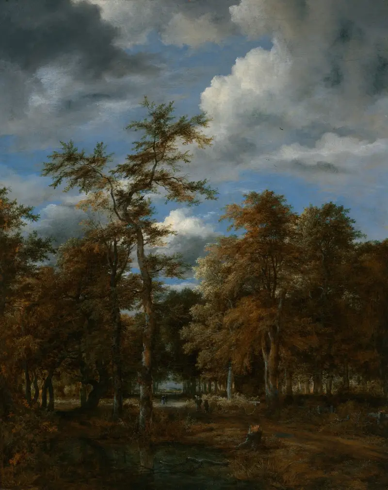 Skogslandskap av Jacob van Ruisdael
