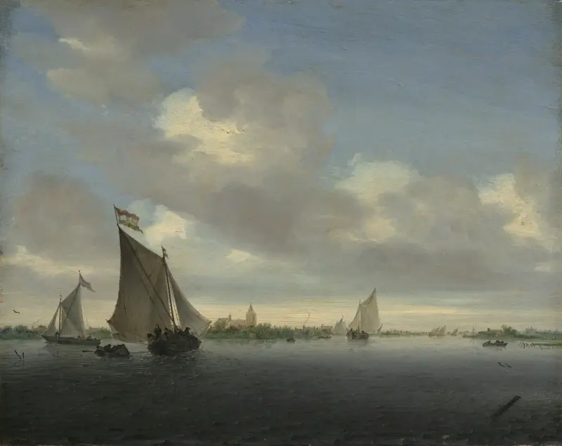 Marine, Salomon van Ruysdael