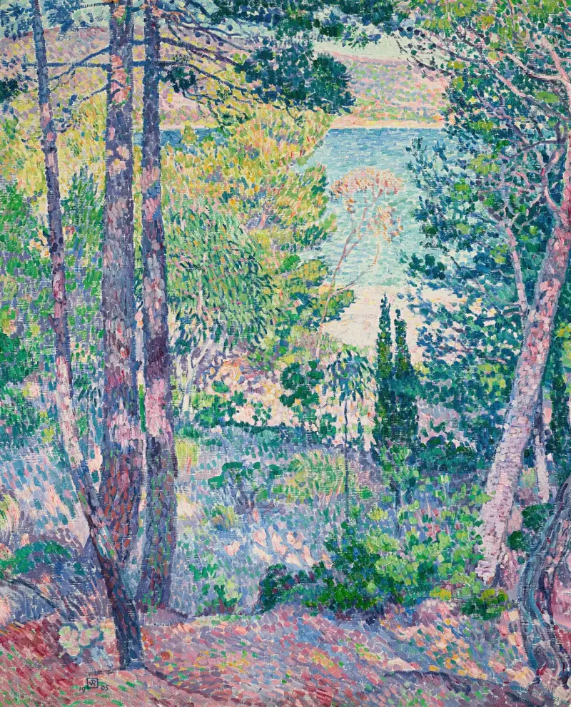 Eukalyptus bei Cavalière von Theo van Rysselberghe
