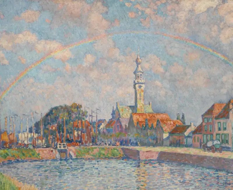 Regnbågen i Veere av Theo van Rysselberghe