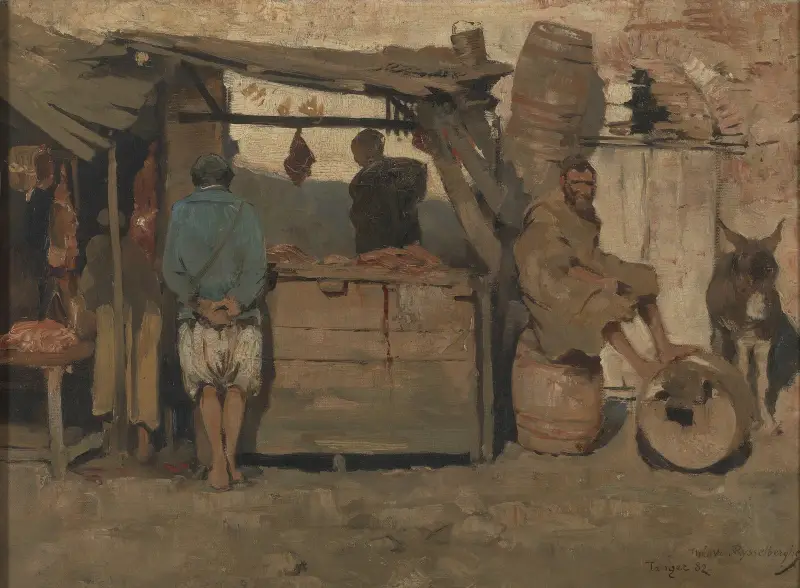 Marokkanischer Schlachter von Theo van Rysselberghe