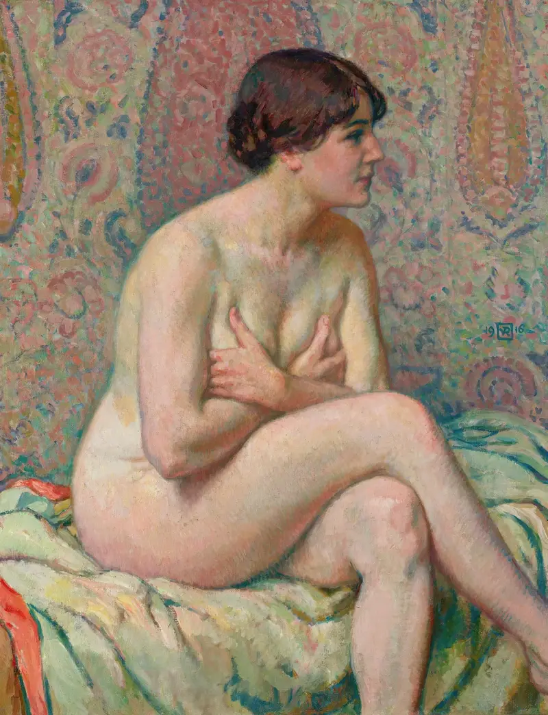 Nu Assis (Maude), Theo van Rysselberghe