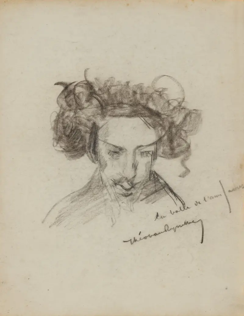 Bildnis von James Ensor von Theo van Rysselberghe