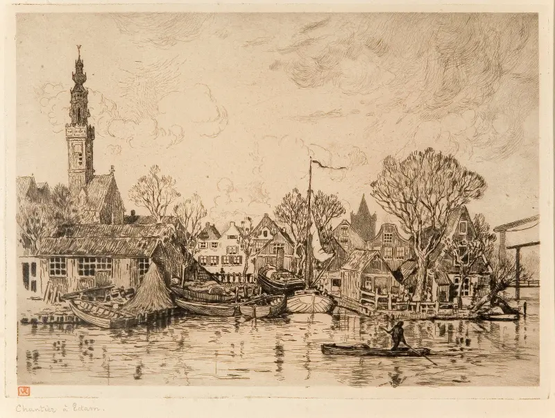 Stocznia w Edam (Holandia), Theo van Rysselberghe