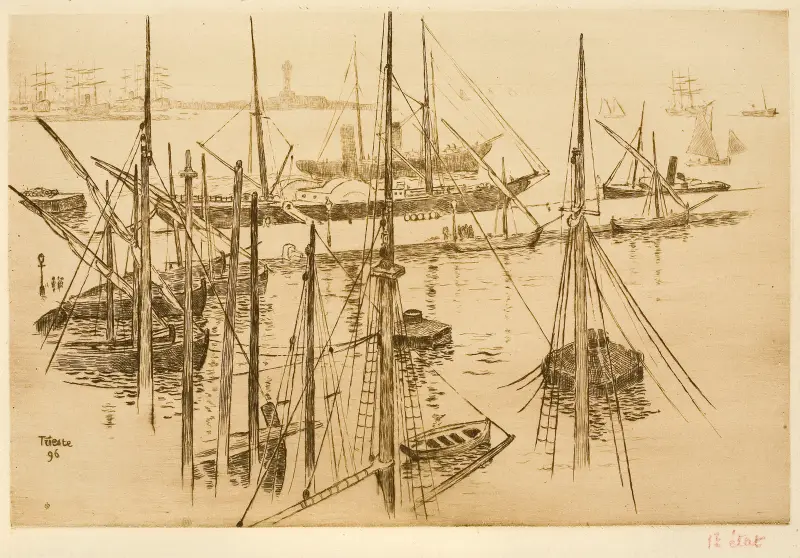 Port w Trieście, Theo van Rysselberghe