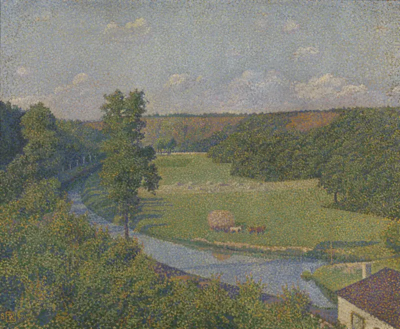 The valley of the Sambre av Theo van Rysselberghe