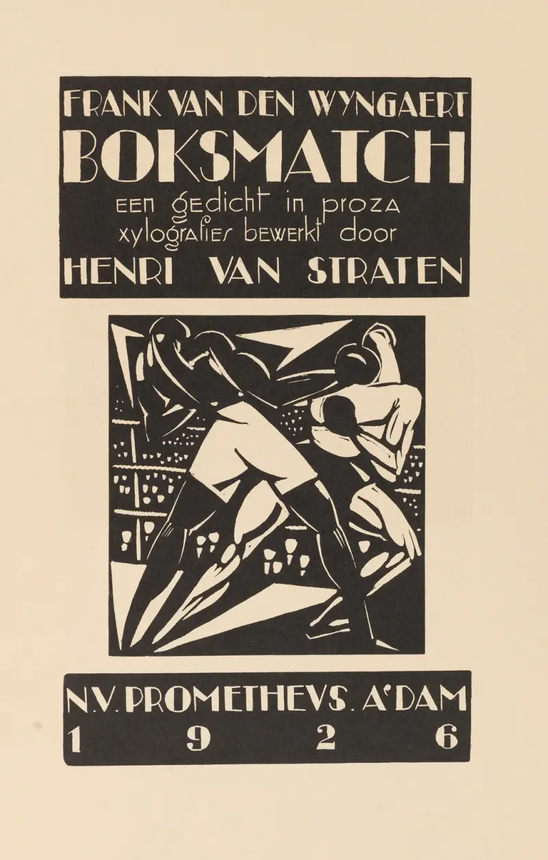 Boksmatch av Henri Van Straten