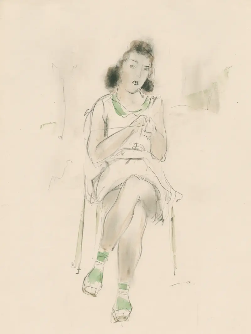 Lachendes Mädchen von Henri Van Straten