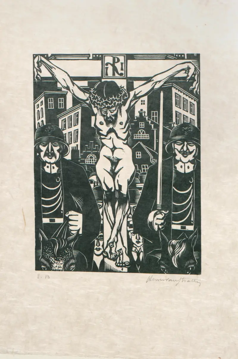 Der Kreuzweg, Tafel 10 von Henri Van Straten