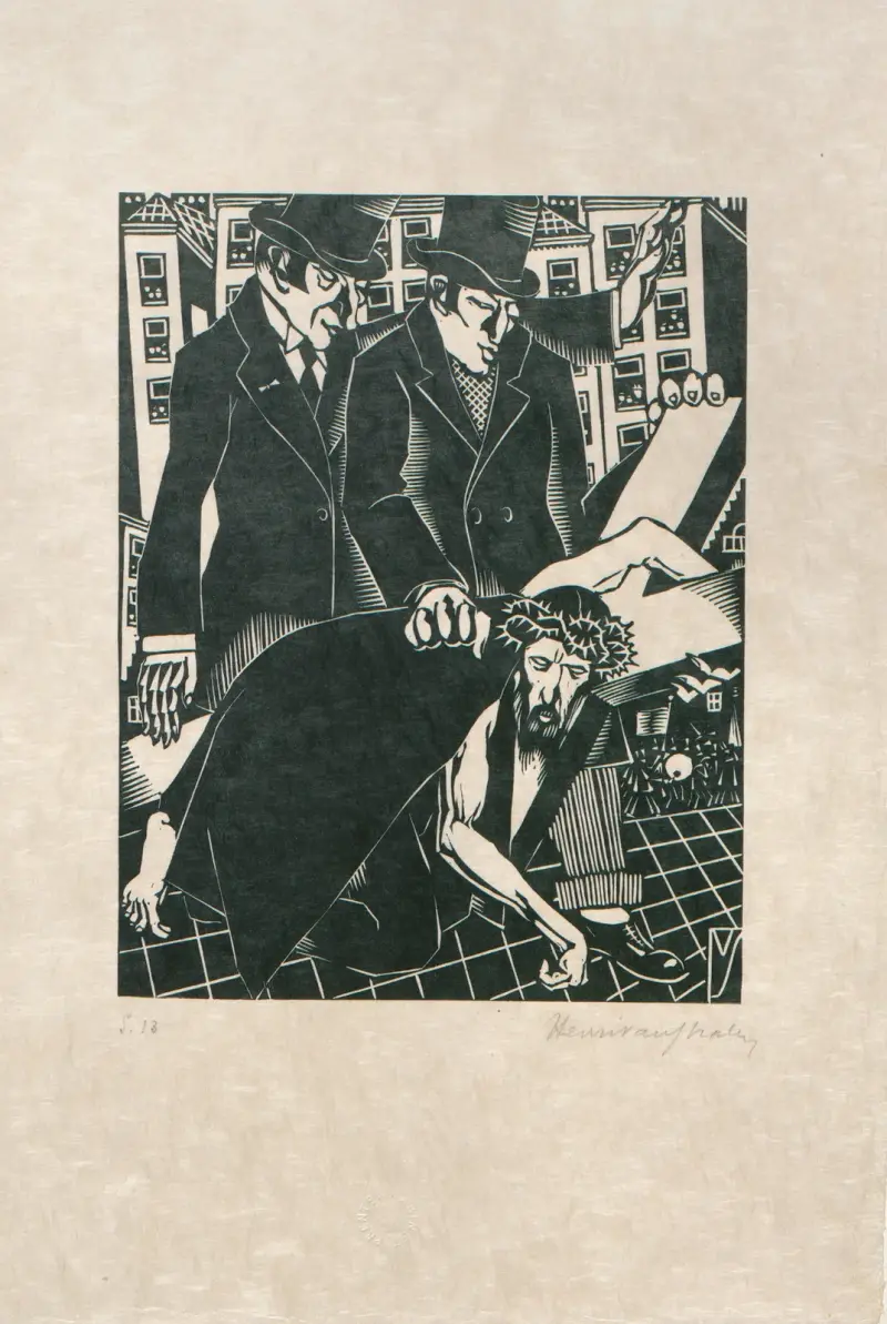 Der Kreuzweg Taf. 2 von Henri Van Straten