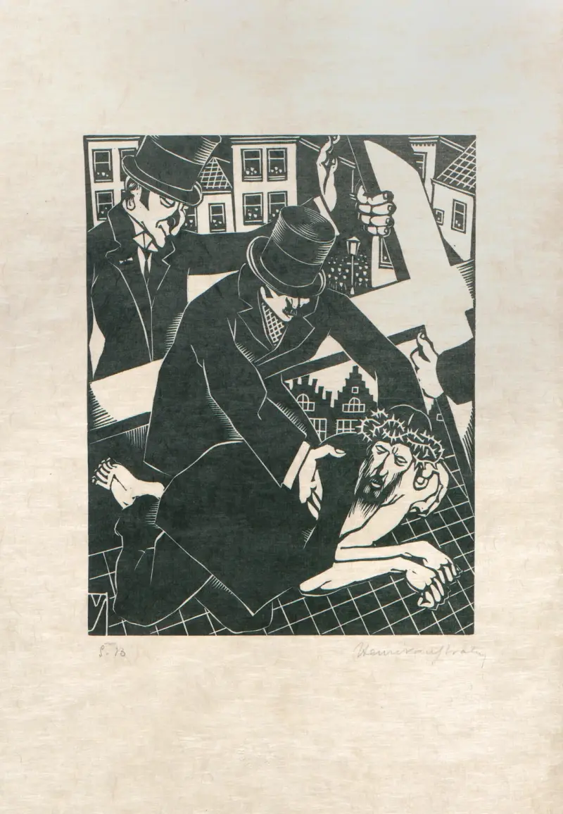 Der Kreuzweg Taf. 5 von Henri Van Straten