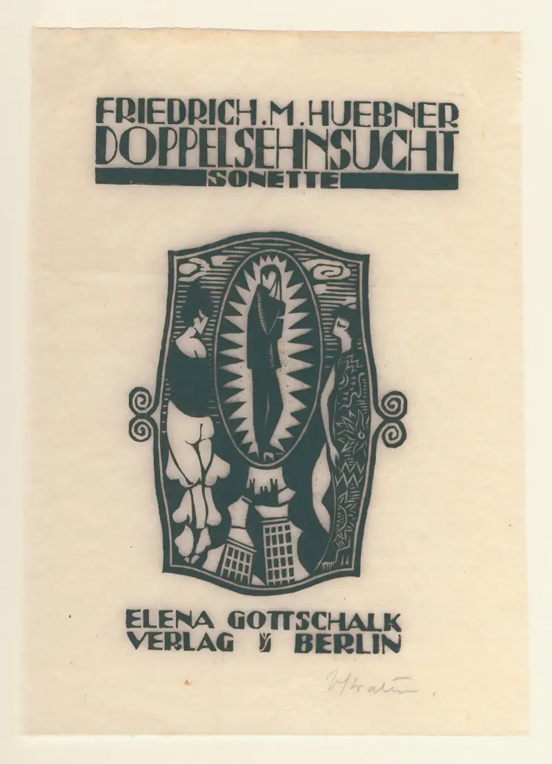 Doppel Sehnsucht Sonette Pl.1 av Henri Van Straten