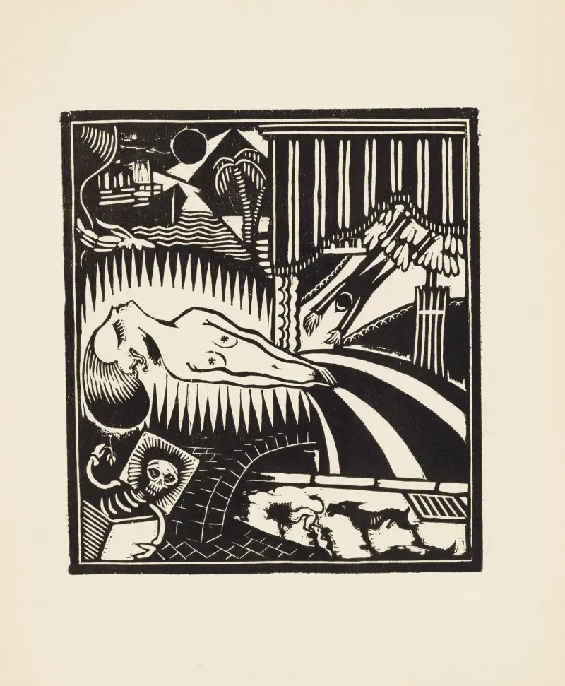 Den sovande (pl. 5) av Henri Van Straten