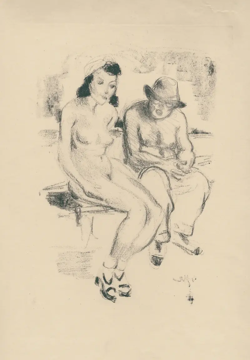 Flickan med den tjocka (1900-talet) av Henri Van Straten