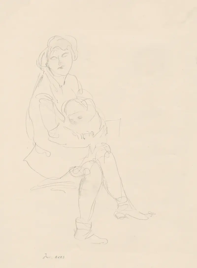 Mor och barn av Henri Van Straten