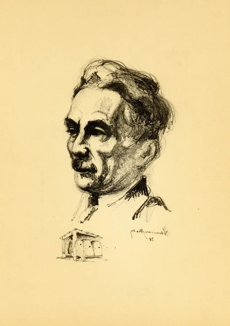 Självporträtt av Henri Van Straten
