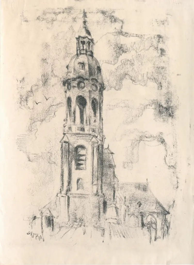 Sint-Andrieskerk av Henri Van Straten