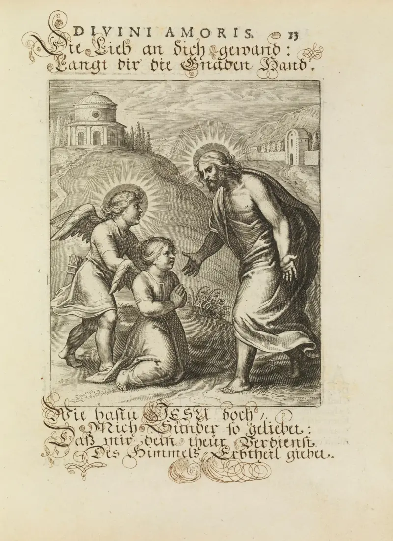 Amoris divini emblemata Pl.04 av Otto van Veen