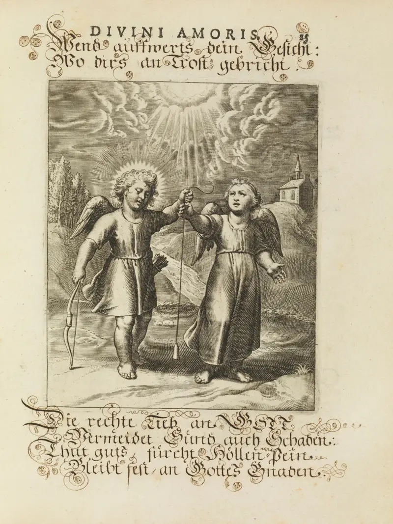 Amoris divini emblemata Taf. 05 von Otto van Veen