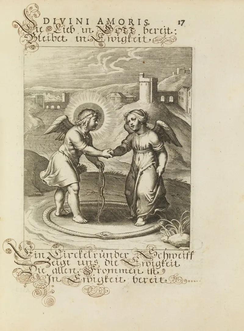 Amoris divini emblemata Pl.06 av Otto van Veen